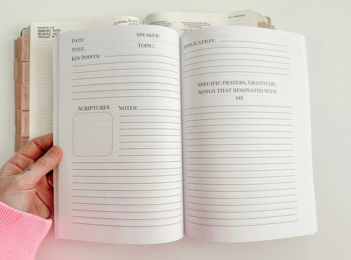SERMON NOTEBOOK - FLORAL