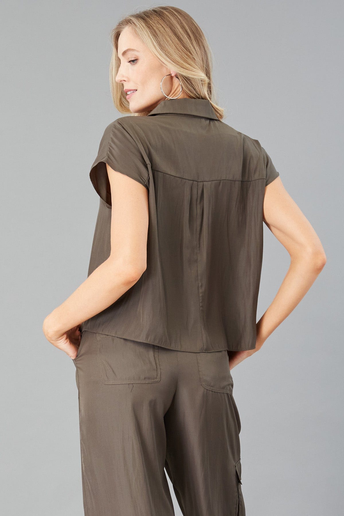 Boxy V-Neck Top