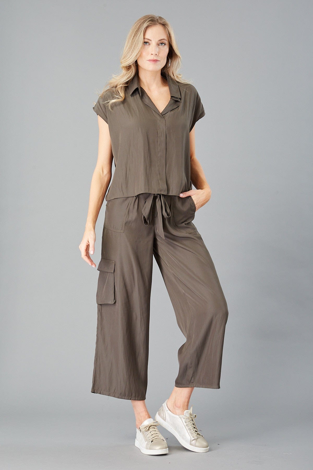 Boxy V-Neck Top