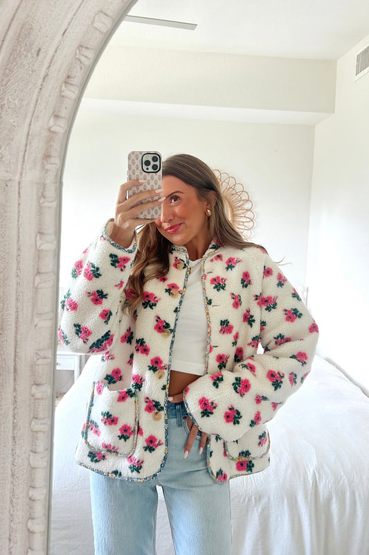 BENNY SHERPA JACKET - IVORY